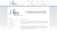 Desktop Screenshot of affinishospice.org